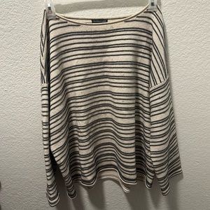 Eileen Fisher drop shoulder cotton wool sweater